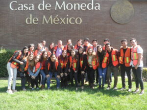 Viaje académico, visita casa de moneda